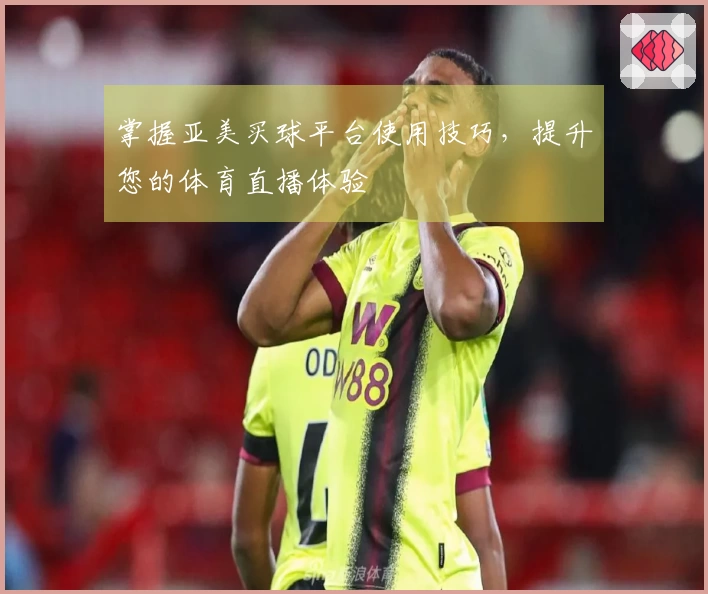 掌握亚美买球平台使用技巧，提升您的体育直播体验